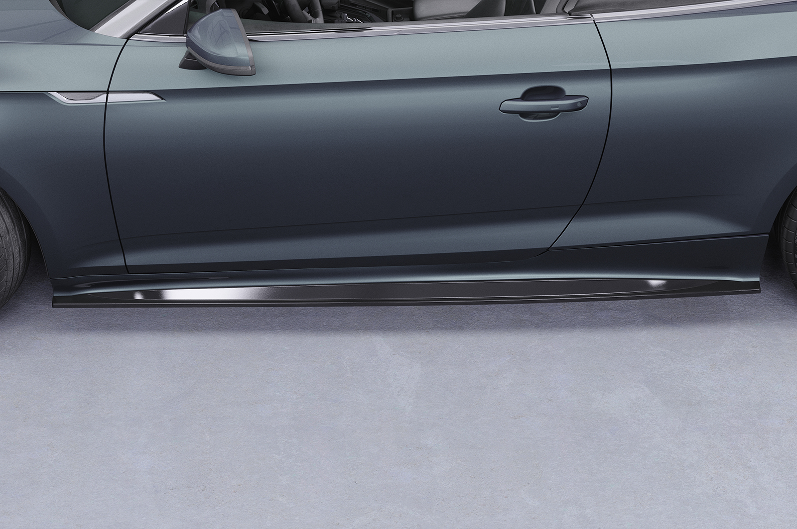 Bas de caisse (la paire) pour Audi A5 F5 coupé et cabriolet (facelift) (depuis 2019) - Fabriqué en ABS (6 finitions au choix)