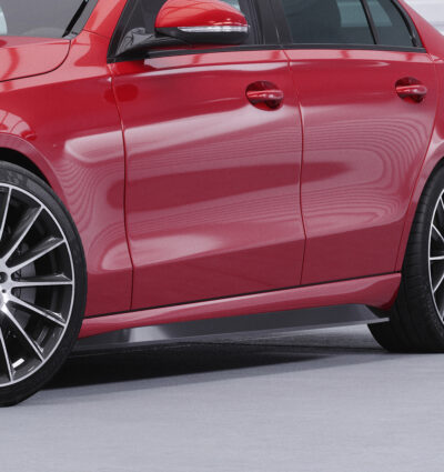 Bas de caisse (la paire) pour Mercedes Benz Classe C W206 / S206 berline et T-Modell (depuis 2021) - Fabriqué en ABS (6 finitions au choix)