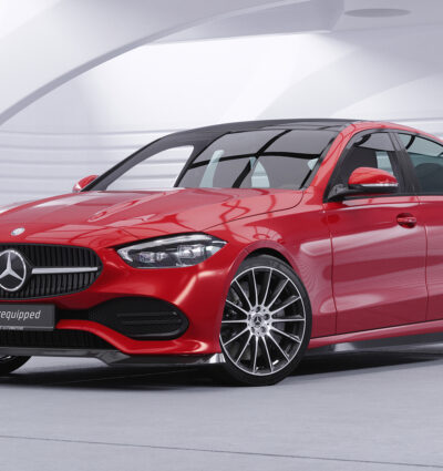 Bas de caisse (la paire) pour Mercedes Benz Classe C W206 / S206 berline et T-Modell (depuis 2021) - Fabriqué en ABS (6 finitions au choix)
