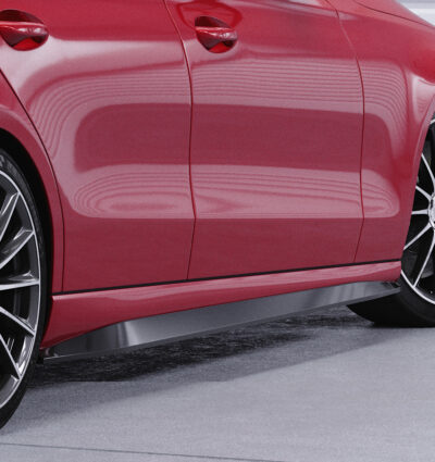 Bas de caisse (la paire) pour Mercedes Benz Classe C W206 / S206 berline et T-Modell (depuis 2021) - Fabriqué en ABS (6 finitions au choix)