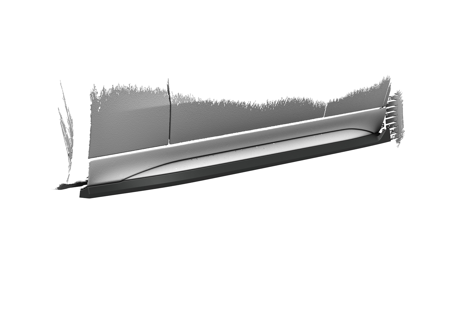 Bas de caisse (la paire) pour Mercedes Benz Classe C W206 / S206 berline et T-Modell avec AMG-Line Exterieur (depuis 2021) - Fabriqué en ABS (6 finitions au choix)