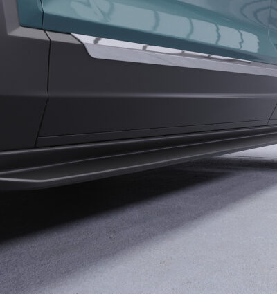 Bas de caisse (la paire) pour VW T-Roc (A1) toutes carrosseries (incl. R-Line et R) (depuis 2017) - Fabriqué en ABS (6 finitions au choix)