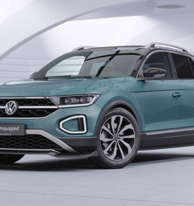 Bas de caisse (la paire) pour VW T-Roc (A1) toutes carrosseries (incl. R-Line et R) (depuis 2017) - Fabriqué en ABS (6 finitions au choix)