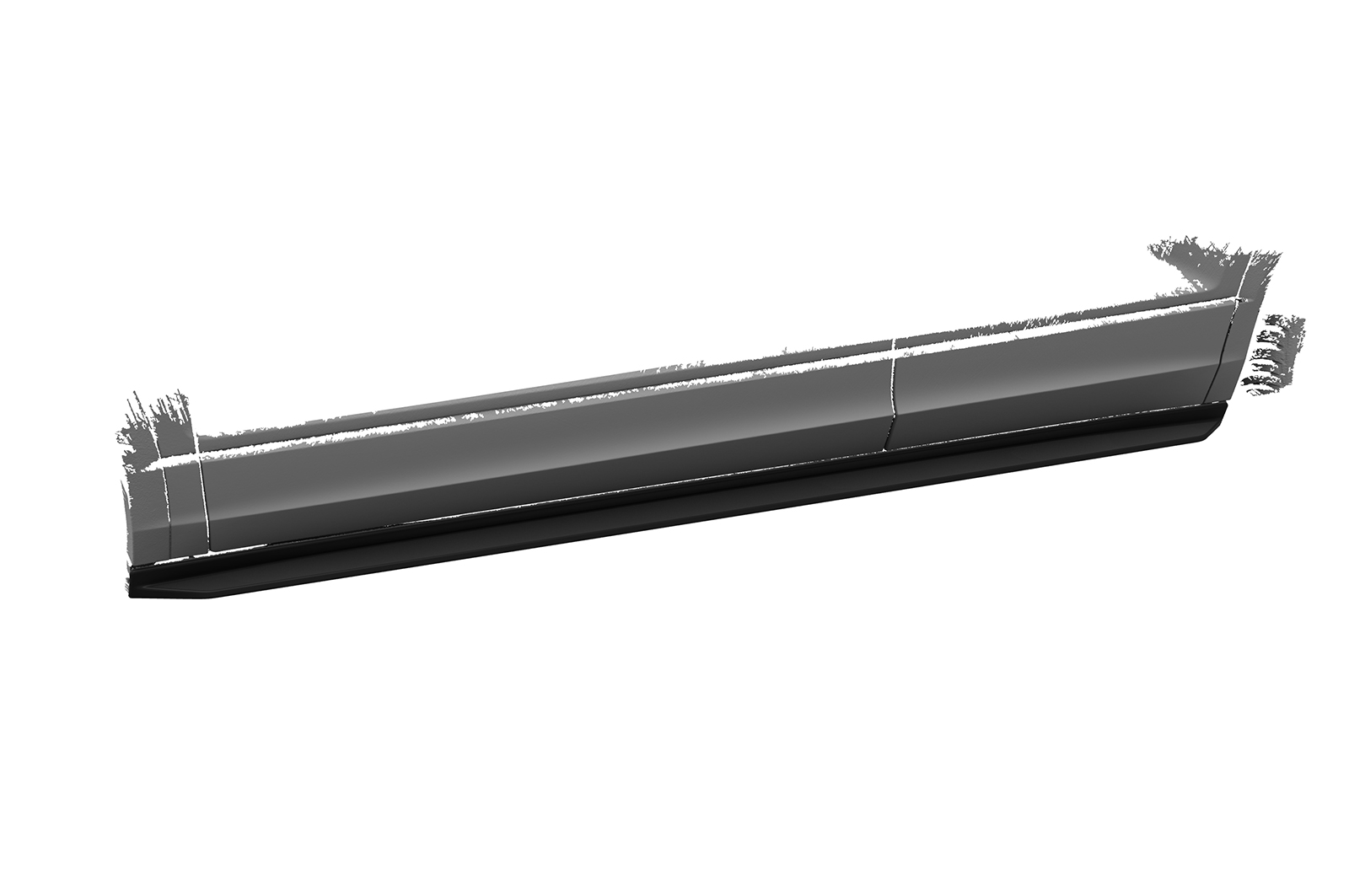 Bas de caisse (la paire) pour VW T-Roc (A1) toutes carrosseries (incl. R-Line et R) (depuis 2017) - Fabriqué en ABS (6 finitions au choix)