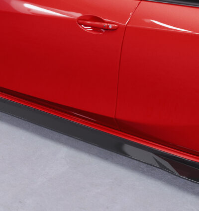 Bas de caisse (la paire) pour Mazda 3 (Typ BL) MPS (06/2009-10/2013) - Fabriqué en ABS (6 finitions au choix)