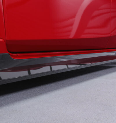 Bas de caisse (la paire) pour Mazda 3 (Typ BL) MPS (06/2009-10/2013) - Fabriqué en ABS (6 finitions au choix)