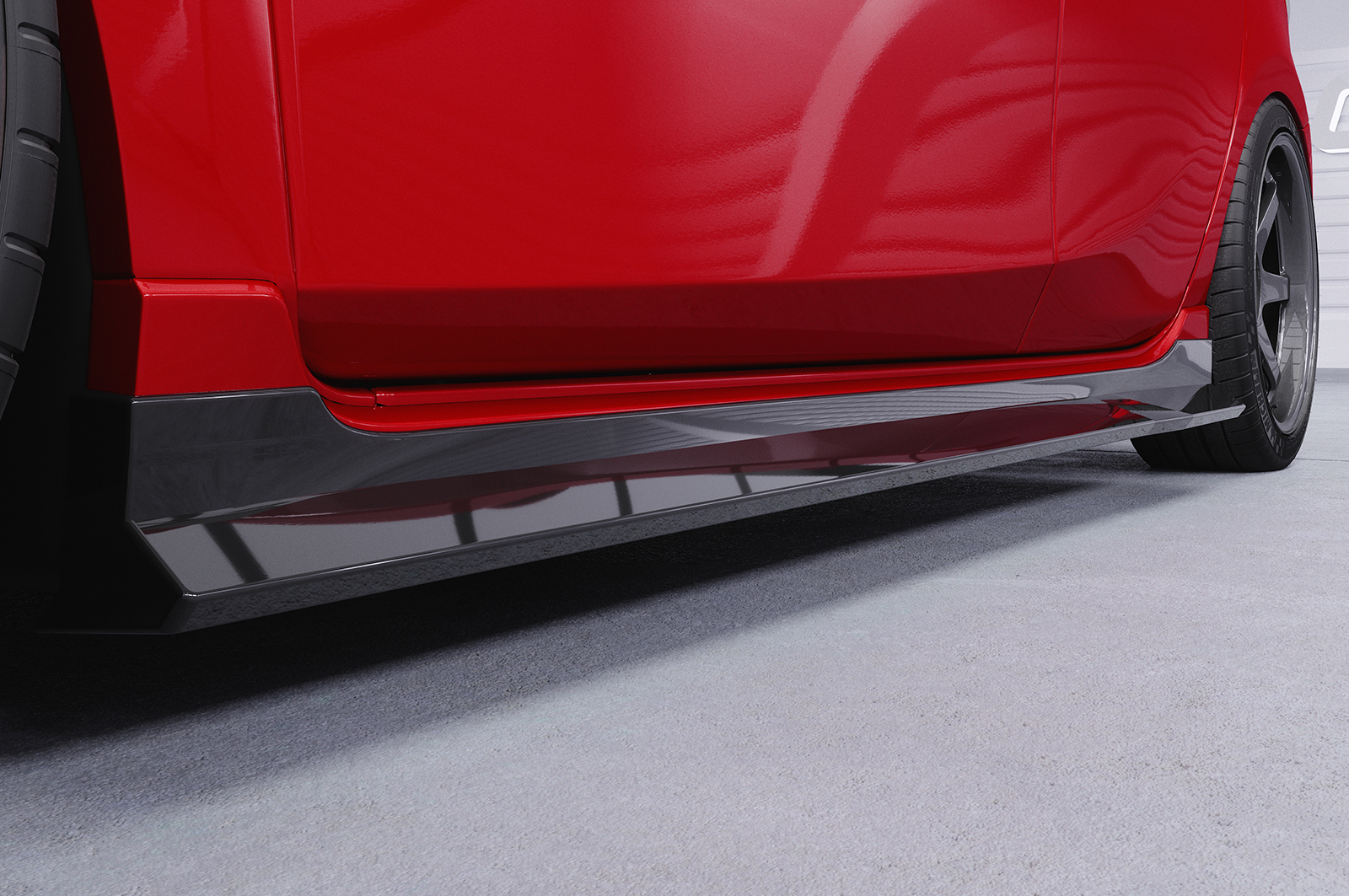 Bas de caisse (la paire) pour Mazda 3 (Typ BL) MPS (06/2009-10/2013) - Fabriqué en ABS (6 finitions au choix)