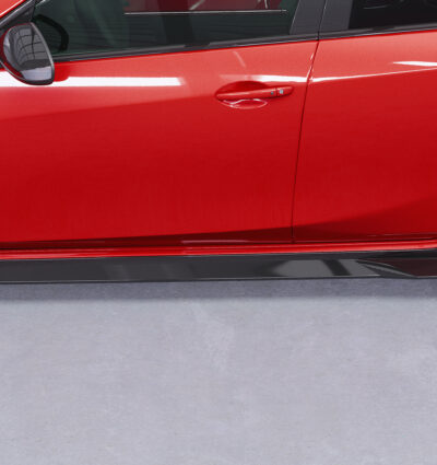 Bas de caisse (la paire) pour Mazda 3 (Typ BL) MPS (06/2009-10/2013) - Fabriqué en ABS (6 finitions au choix)