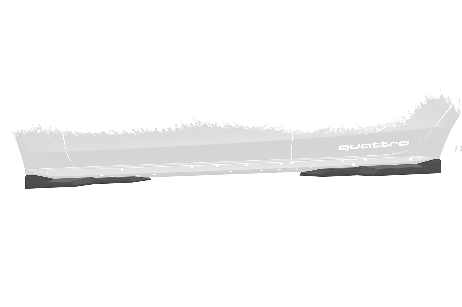 Bas de caisse (la paire) pour Audi S4 B8 (Typ 8K) berline et Avant (2008-2015) - Fabriqué en ABS (6 finitions au choix)