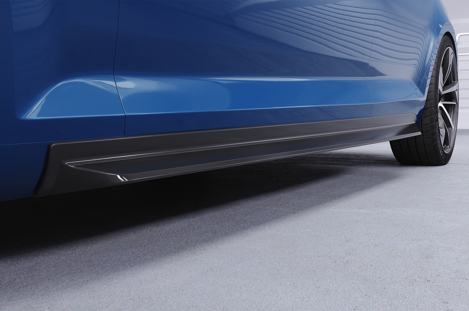 Bas de caisse (la paire) pour Audi A4 B9 (Typ 8W) berline et Avant (finition de base) (depuis 2015) - Fabriqué en ABS (6 finitions au choix)