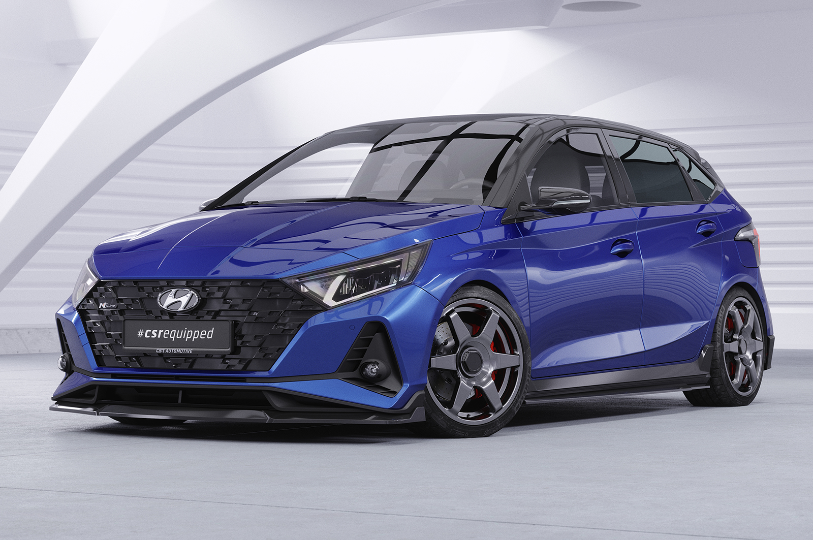 Bas de caisse (la paire) pour Hyundai I20 BC3 N-Line (depuis 2020) - Fabriqué en ABS (6 finitions au choix)