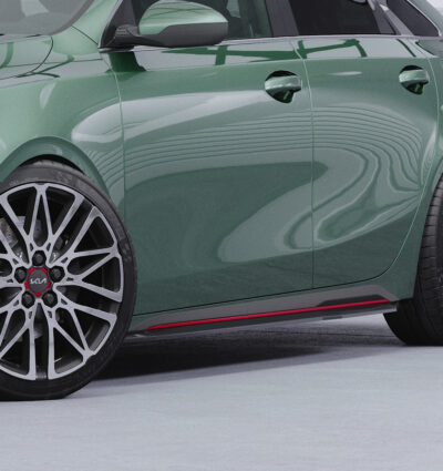 Bas de caisse (la paire) pour Kia Pro Ceed (CD) GT (depuis 2018) - Fabriqué en ABS (6 finitions au choix)