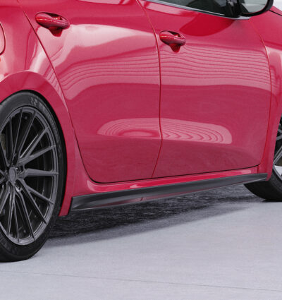 Bas de caisse (la paire) pour Kia Ceed (JD) / Pro ceed (JD) GT (2012-2018) - Fabriqué en ABS (6 finitions au choix)