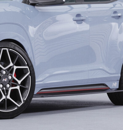 Bas de caisse (la paire) pour Hyundai Kona (1. Gen) N / N-Line (depuis 2020) - Fabriqué en ABS (6 finitions au choix)
