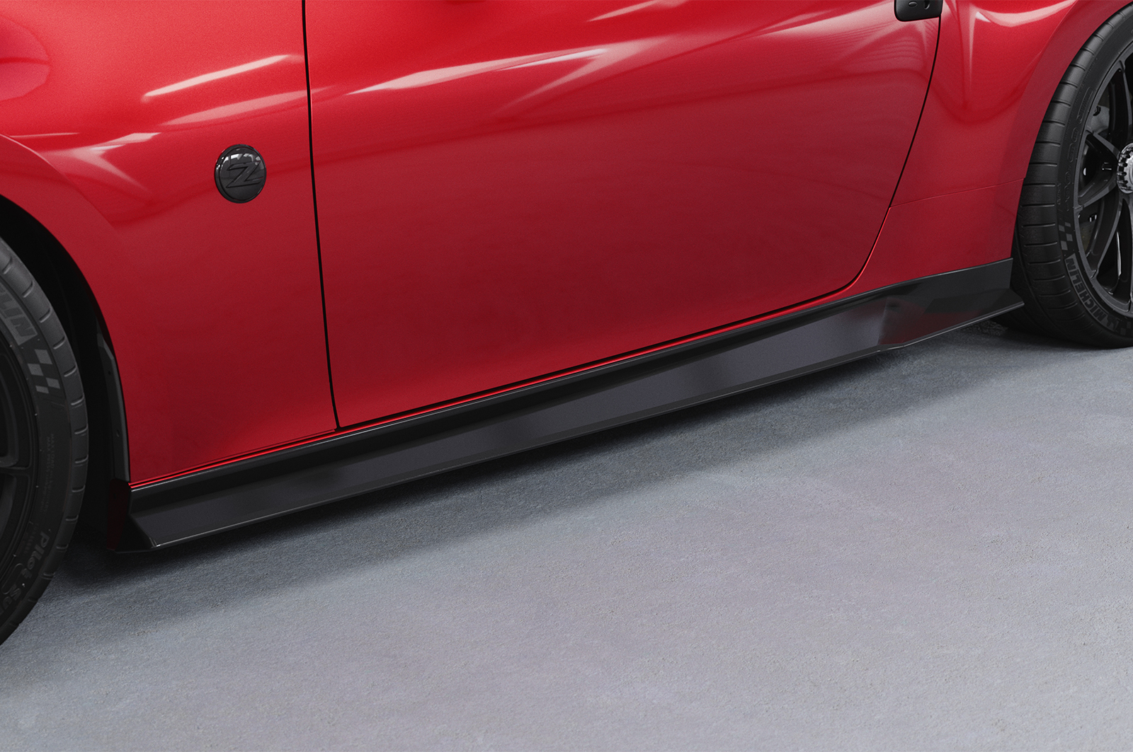 Bas de caisse (la paire) pour Nissan 370Z (Z34) coupé et Roadster (2008-2020) - Fabriqué en ABS (6 finitions au choix)