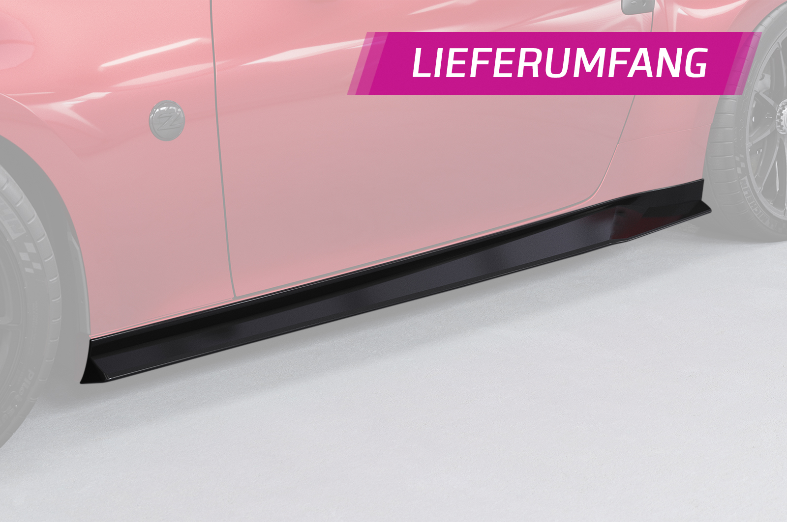 Bas de caisse (la paire) pour Nissan 370Z (Z34) coupé et Roadster (2008-2020) - Fabriqué en ABS (6 finitions au choix)