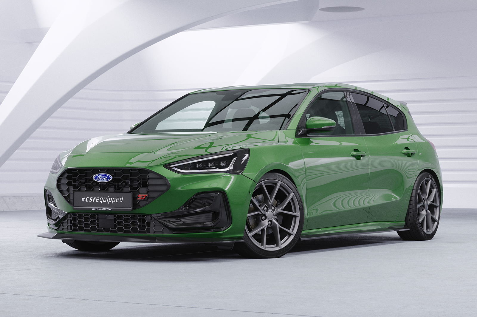 Bas de caisse (la paire) pour Ford Focus MK4 ST / ST-Line (depuis 2018) - Fabriqué en ABS (6 finitions au choix)