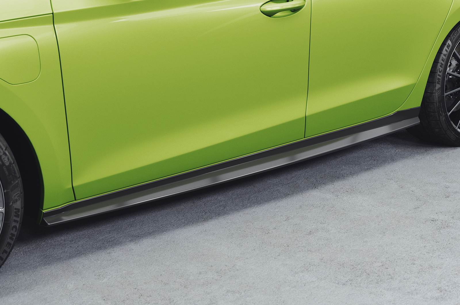 Bas de caisse (la paire) pour Skoda Octavia 4 toutes carrosseries (incl. RS) (depuis 2020) - Fabriqué en ABS (6 finitions au choix)