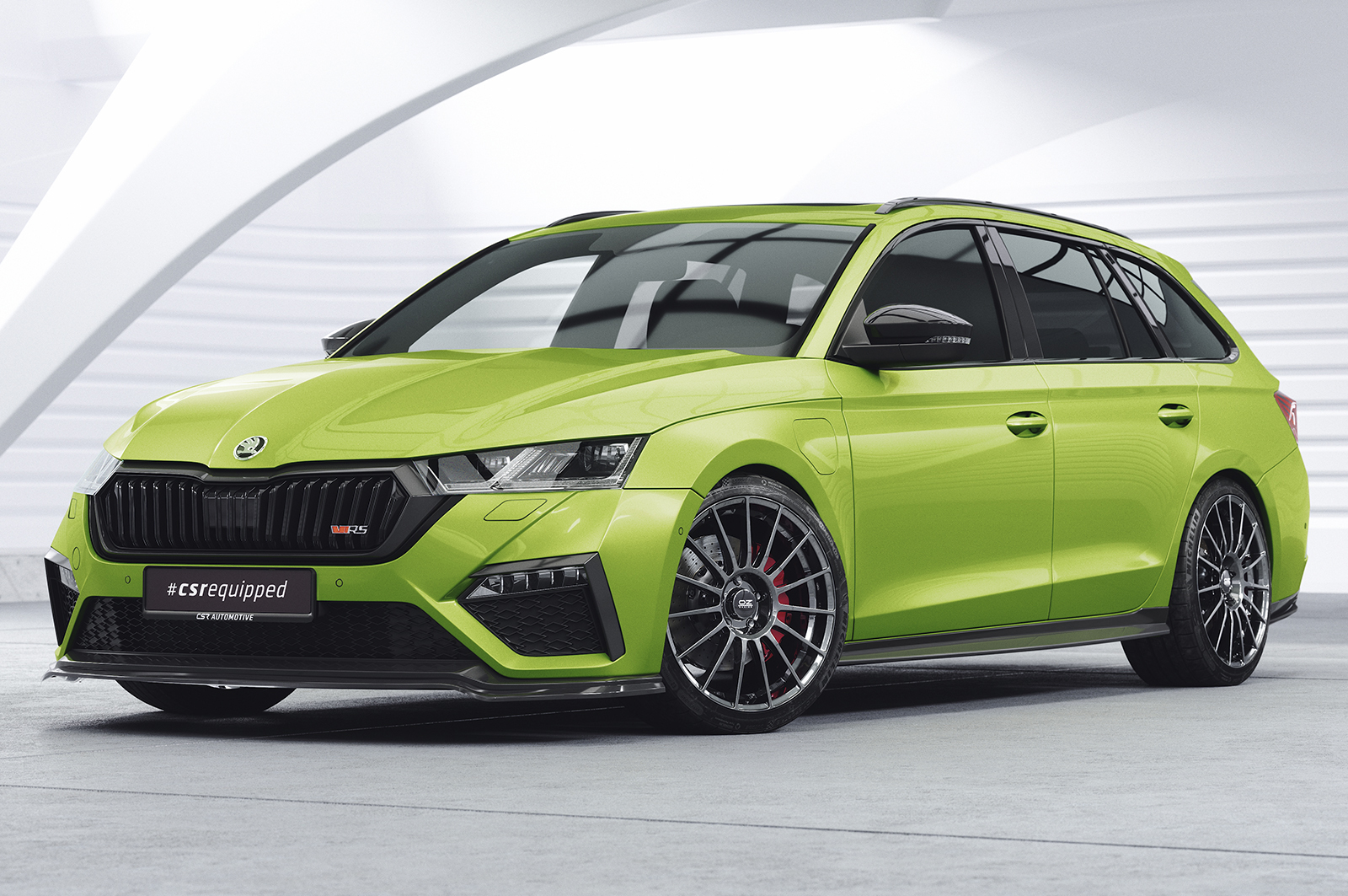 Bas de caisse (la paire) pour Skoda Octavia 4 toutes carrosseries (incl. RS) (depuis 2020) - Fabriqué en ABS (6 finitions au choix)