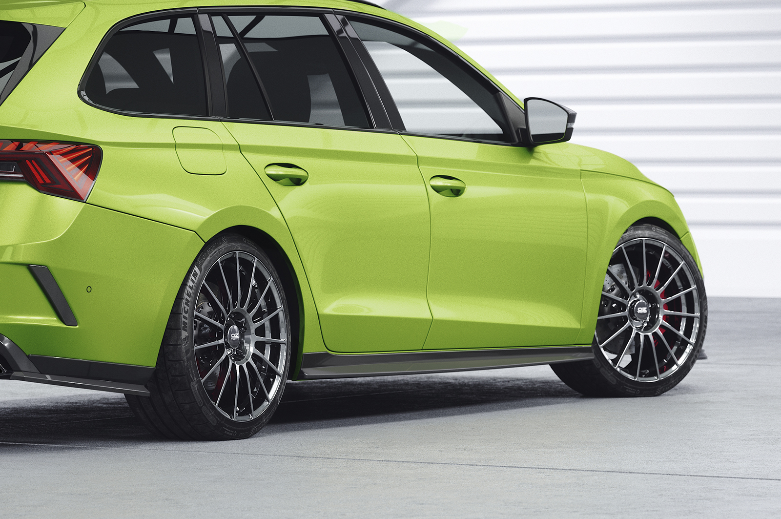 Bas de caisse (la paire) pour Skoda Octavia 4 toutes carrosseries (incl. RS) (depuis 2020) - Fabriqué en ABS (6 finitions au choix)