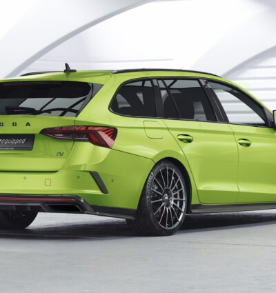 Bas de caisse (la paire) pour Skoda Octavia 4 toutes carrosseries (incl. RS) (depuis 2020) - Fabriqué en ABS (6 finitions au choix)