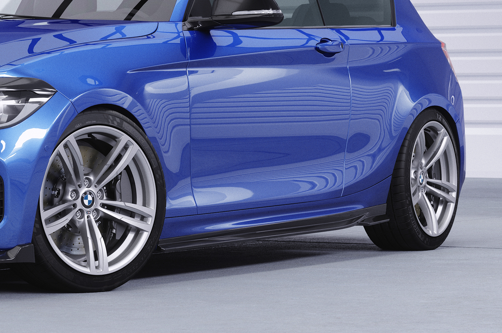Bas de caisse (la paire) pour BMW Série 1 F20 / F21 Pack M / M135i / M140i (2011-2019) - Fabriqué en ABS (6 finitions au choix)