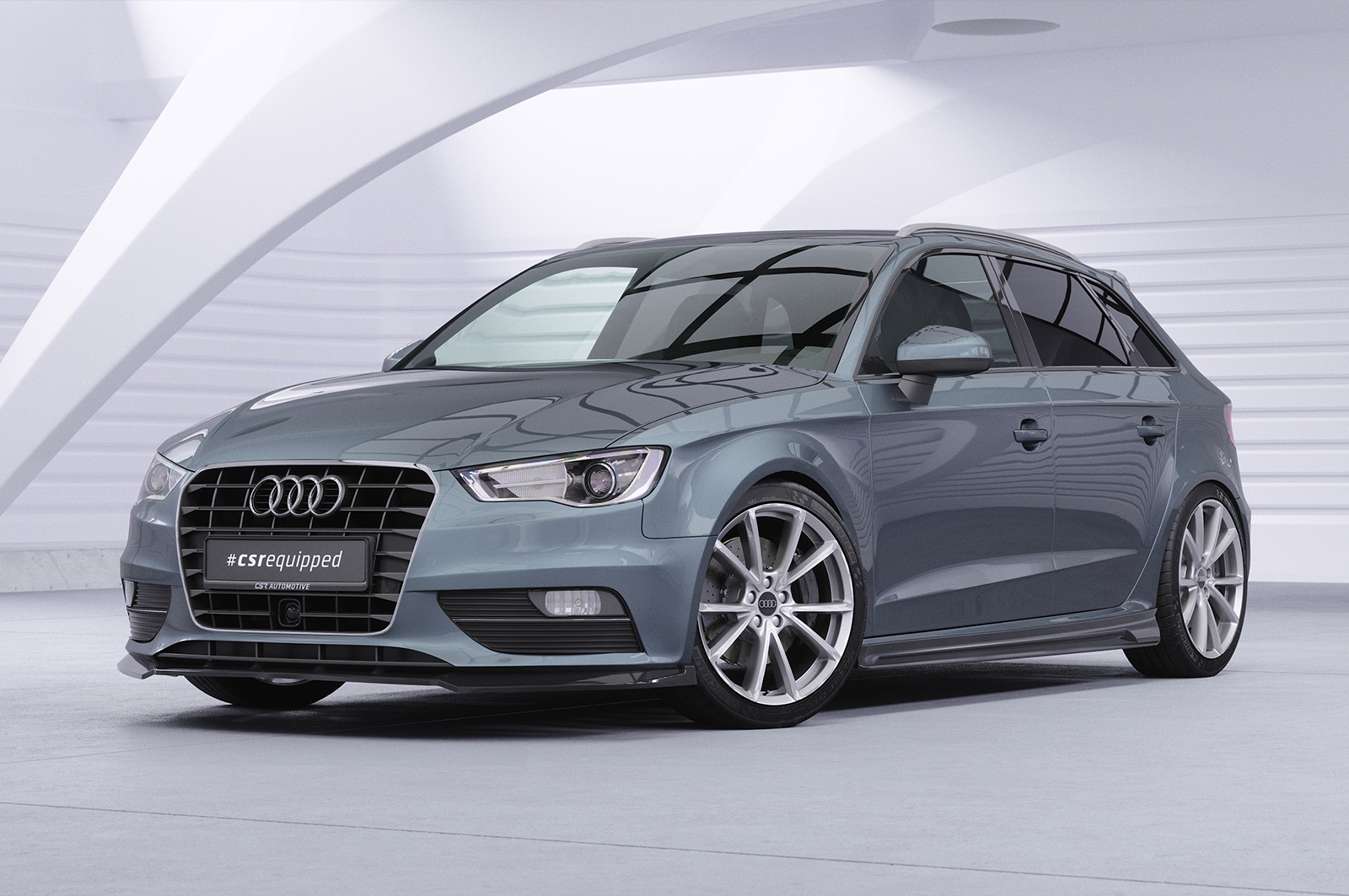 Bas de caisse (la paire) pour Audi A3 8V Sportback (2012-2020) - Fabriqué en ABS (6 finitions au choix)