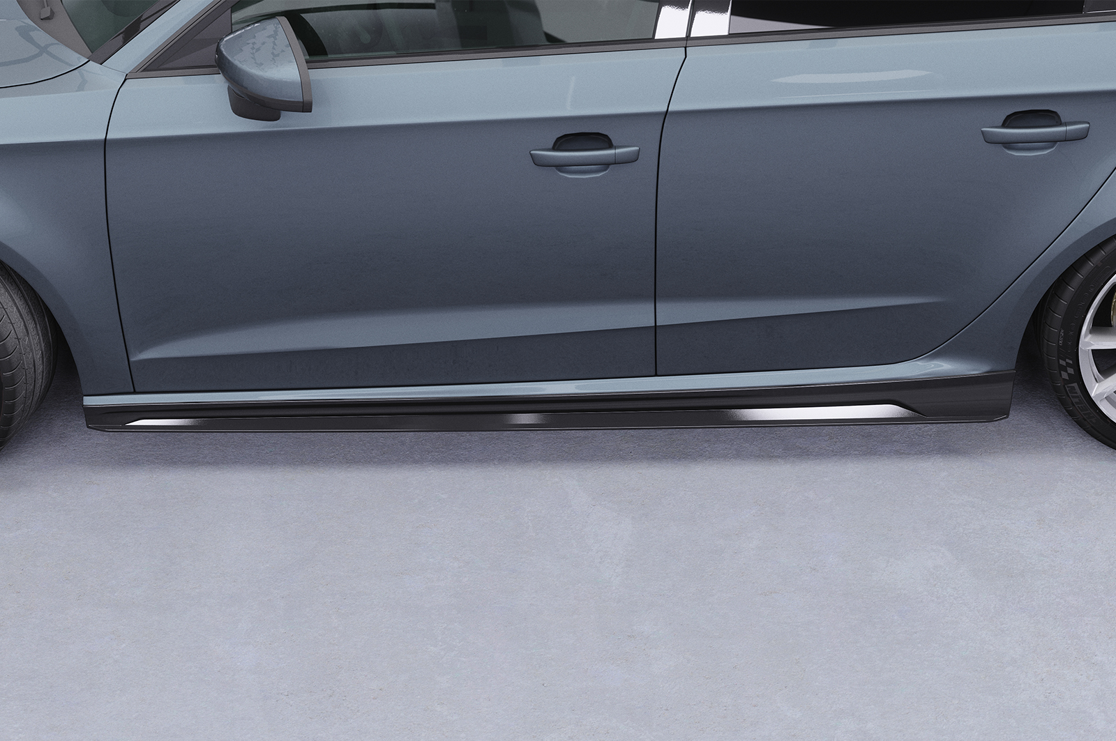 Bas de caisse (la paire) pour Audi A3 8V Sportback (2012-2020) - Fabriqué en ABS (6 finitions au choix)