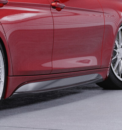 Bas de caisse (la paire) pour BMW Série 3 F30 / F31 Pack M (2011-2019) - Fabriqué en ABS (6 finitions au choix)