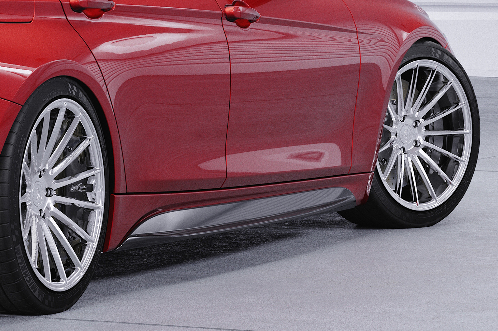 Bas de caisse (la paire) pour BMW Série 3 F30 / F31 Pack M (2011-2019) - Fabriqué en ABS (6 finitions au choix)