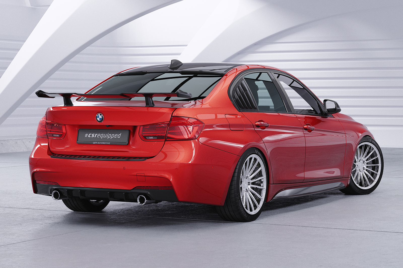 Bas de caisse (la paire) pour BMW Série 3 F30 / F31 Pack M (2011-2019) - Fabriqué en ABS (6 finitions au choix)