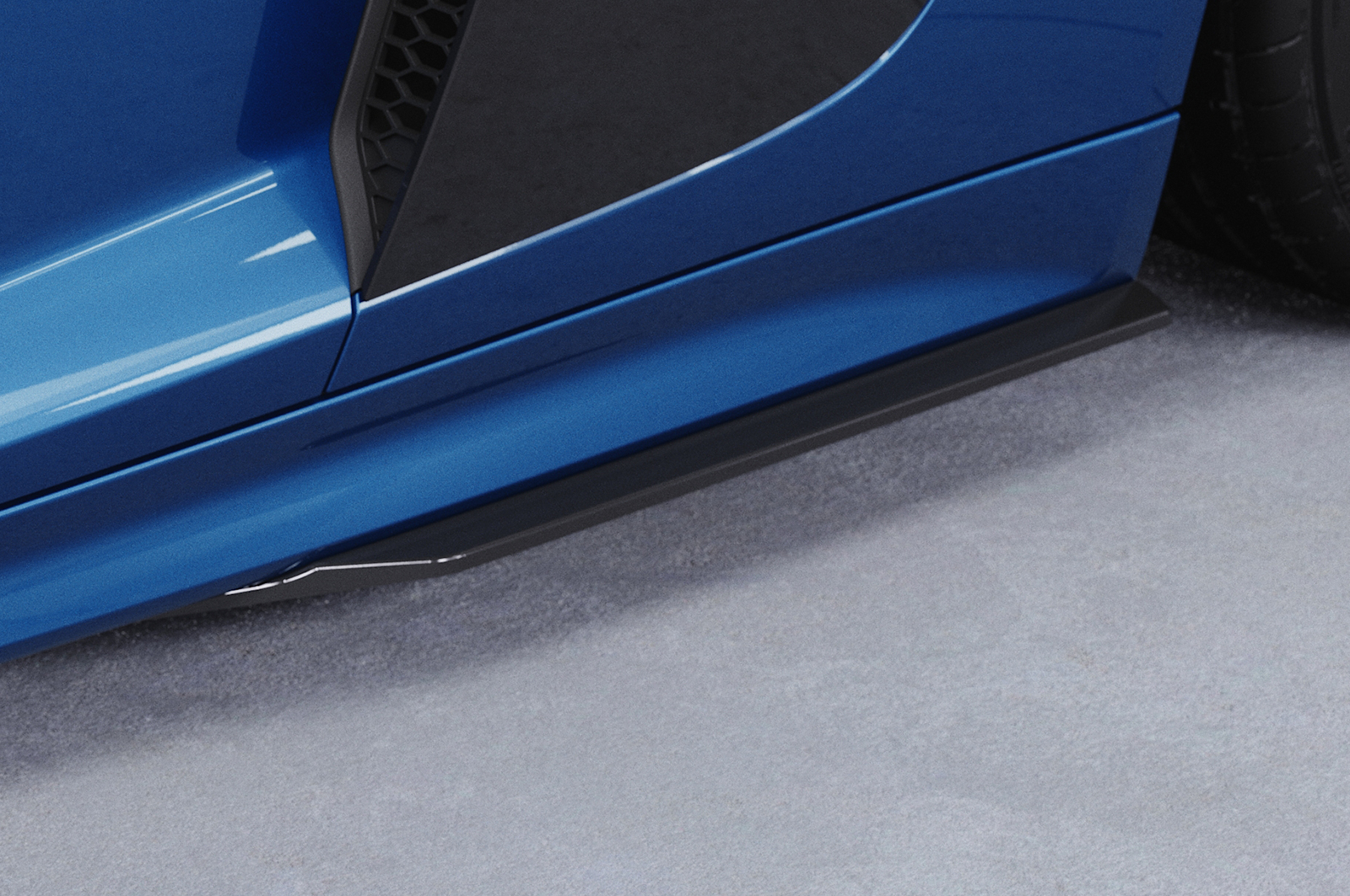 Bas de caisse (la paire) pour Audi R8 (Typ 4S) toutes carrosseries (2015-2018) - Fabriqué en ABS (6 finitions au choix)