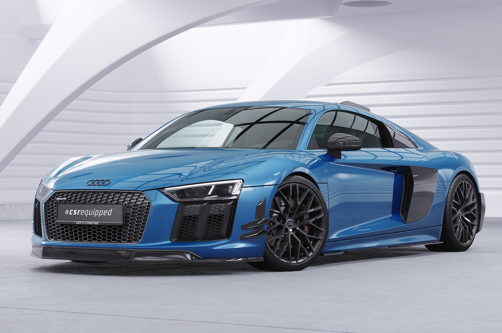 Bas de caisse (la paire) pour Audi R8 (Typ 4S) toutes carrosseries (2015-2018) - Fabriqué en ABS (6 finitions au choix)