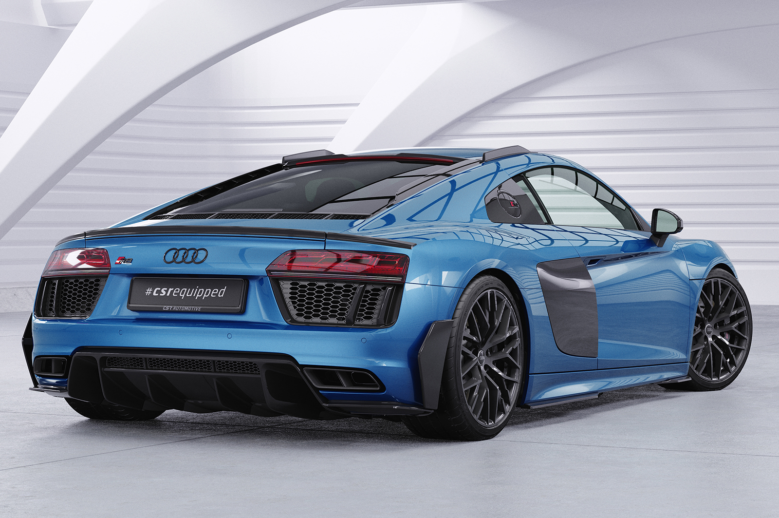Bas de caisse (la paire) pour Audi R8 (Typ 4S) toutes carrosseries (2015-2018) - Fabriqué en ABS (6 finitions au choix)