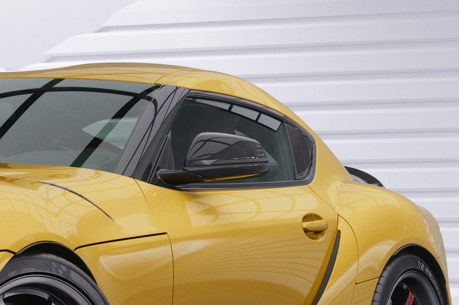 Caches vitres latérales (la paire) pour Toyota GR Supra (A90) toutes carrosseries (depuis 2019) - Fabriqué en ABS (6 finitions au choix)