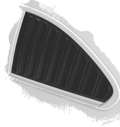 Caches vitres latérales (la paire) pour BMW Série 2 F22 / F87 coupé (11/2013-07/2021) - Fabriqué en ABS (6 finitions au choix)
