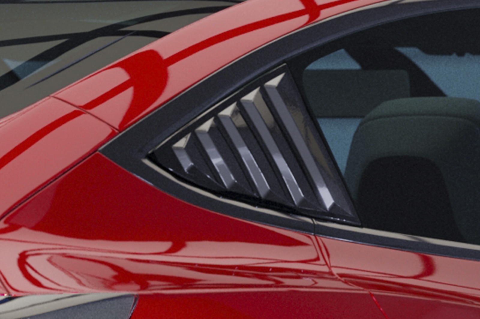 Caches vitres latérales (la paire) pour Tesla Model 3 toutes carrosseries (depuis 2017) - Fabriqué en ABS (6 finitions au choix)