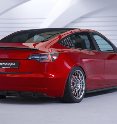 Caches vitres latérales (la paire) pour Tesla Model 3 toutes carrosseries (depuis 2017) - Fabriqué en ABS (6 finitions au choix)