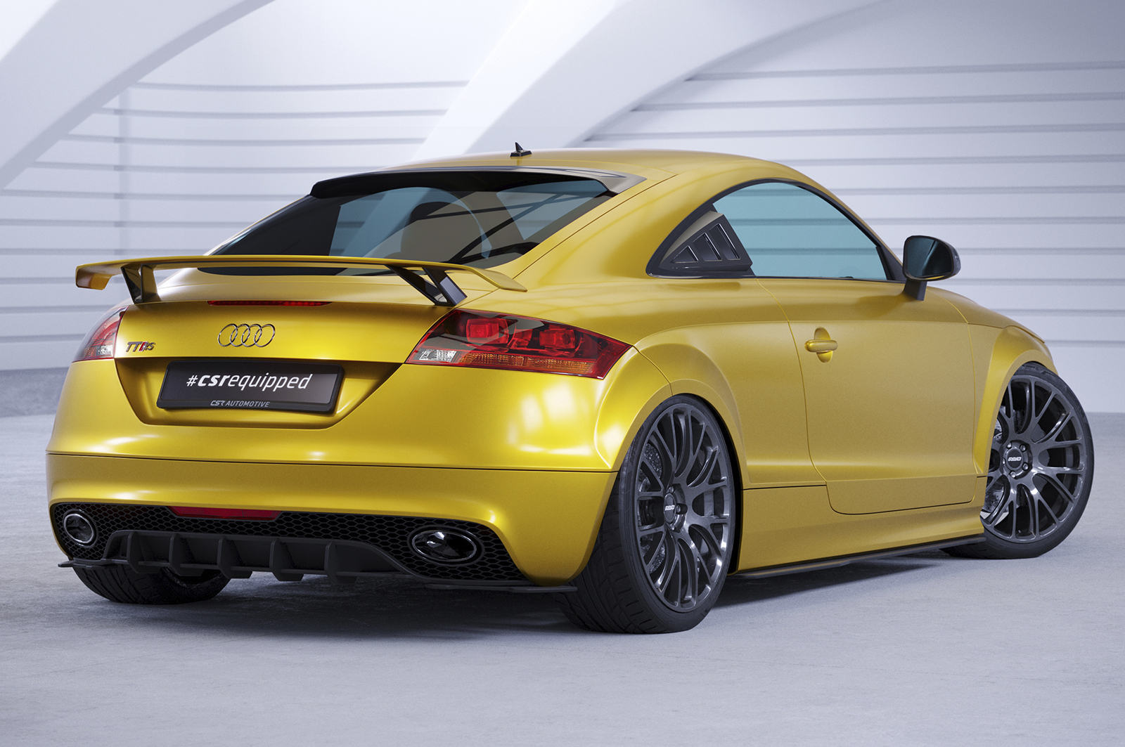 Caches vitres latérales (la paire) pour Audi TT (8J) coupé (2006-2014) - Fabriqué en ABS (6 finitions au choix)