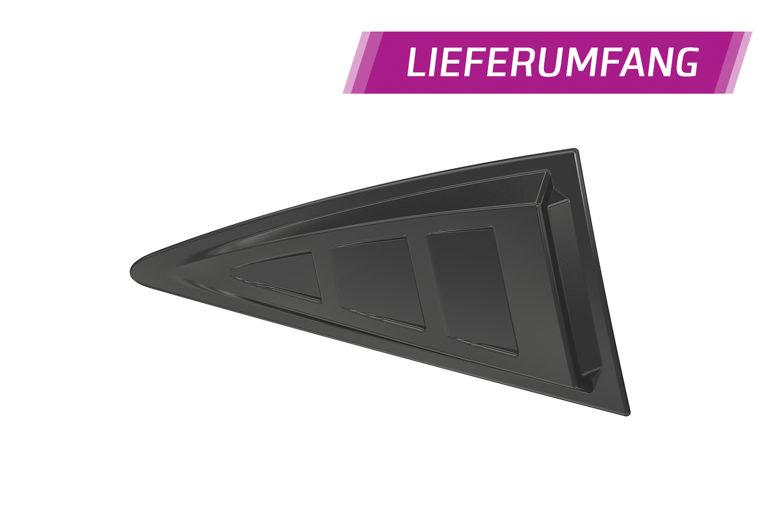 Caches vitres latérales (la paire) pour Audi TT (8J) coupé (2006-2014) - Fabriqué en ABS (6 finitions au choix)
