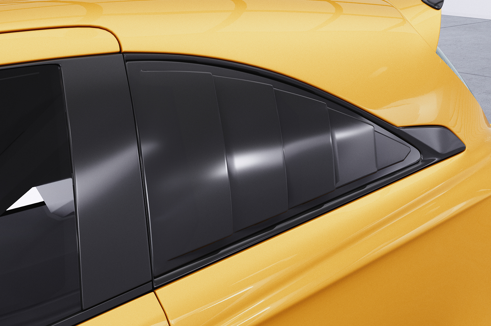 Caches vitres latérales (la paire) pour Opel Corsa E 3 portes (2014-2019) - Fabriqué en ABS (6 finitions au choix)