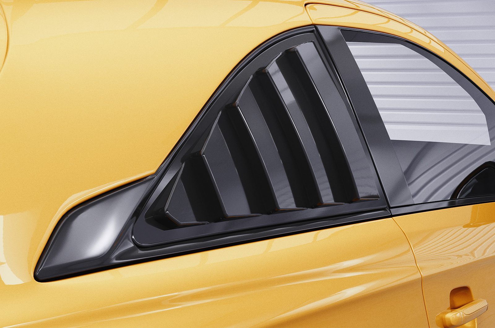 Caches vitres latérales (la paire) pour Opel Corsa E 3 portes (2014-2019) - Fabriqué en ABS (6 finitions au choix)