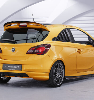 Caches vitres latérales (la paire) pour Opel Corsa E 3 portes (2014-2019) - Fabriqué en ABS (6 finitions au choix)