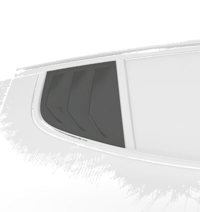 Caches vitres latérales (la paire) pour Kia Stinger GT toutes carrosseries (depuis 2017) - Fabriqué en ABS (6 finitions au choix)