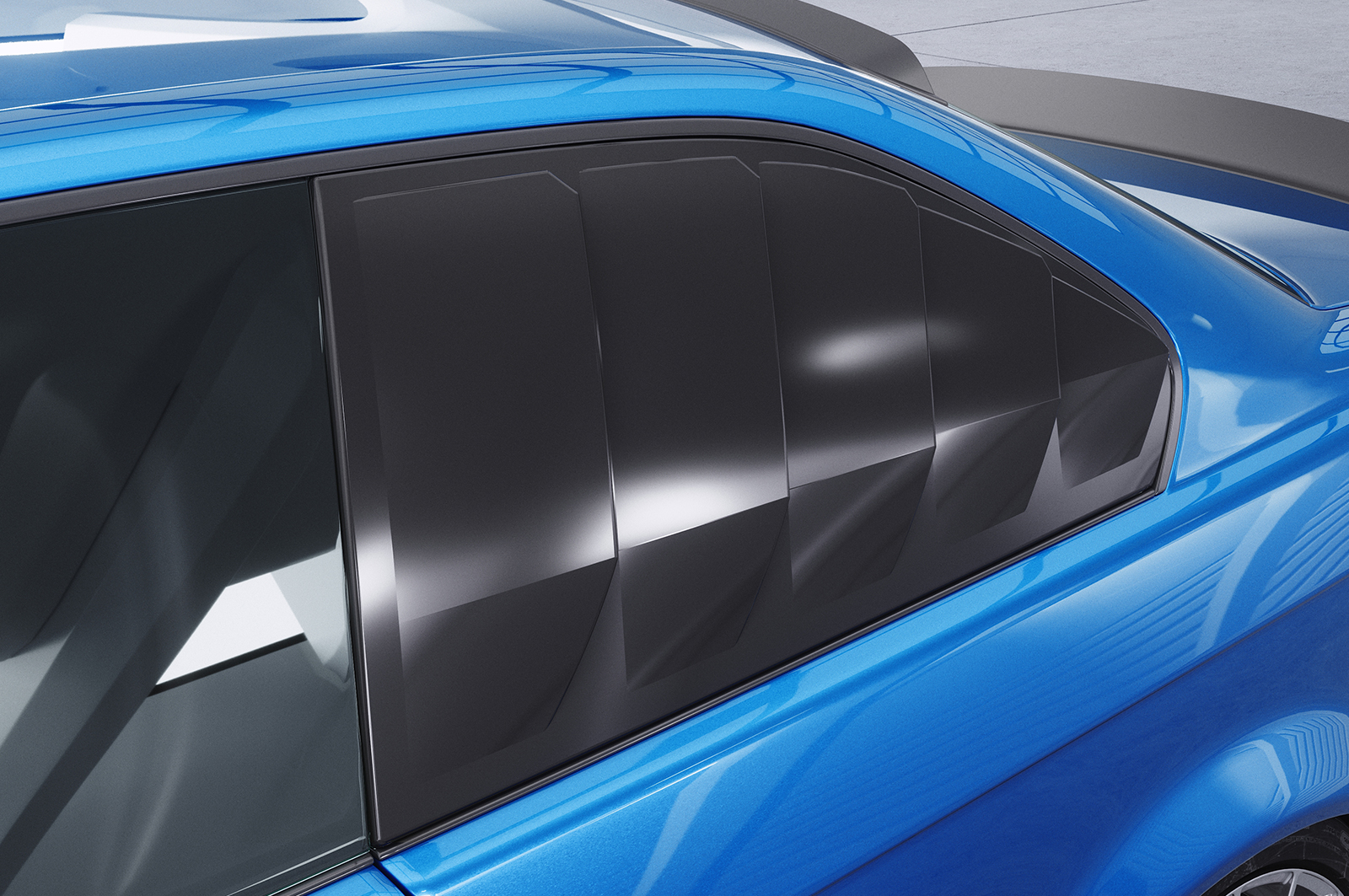 Caches vitres latérales (la paire) pour BMW Série 3 E36 coupé (1992-1998) - Fabriqué en ABS (6 finitions au choix)