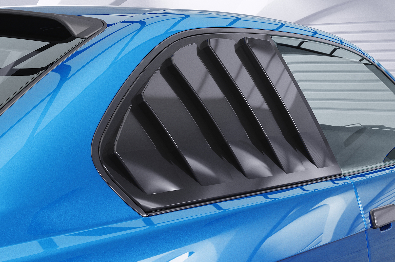 Caches vitres latérales (la paire) pour BMW Série 3 E36 coupé (1992-1998) - Fabriqué en ABS (6 finitions au choix)