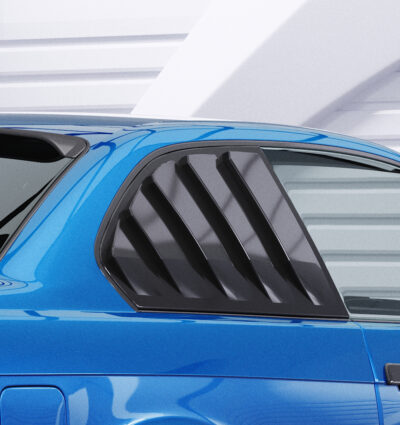 Caches vitres latérales (la paire) pour BMW Série 3 E36 coupé (1992-1998) - Fabriqué en ABS (6 finitions au choix)
