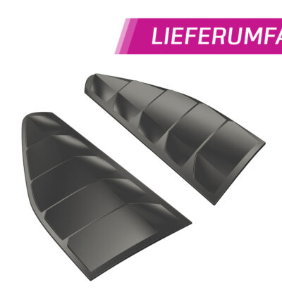 Caches vitres latérales (la paire) pour BMW Série 3 E36 coupé (1992-1998) - Fabriqué en ABS (6 finitions au choix)