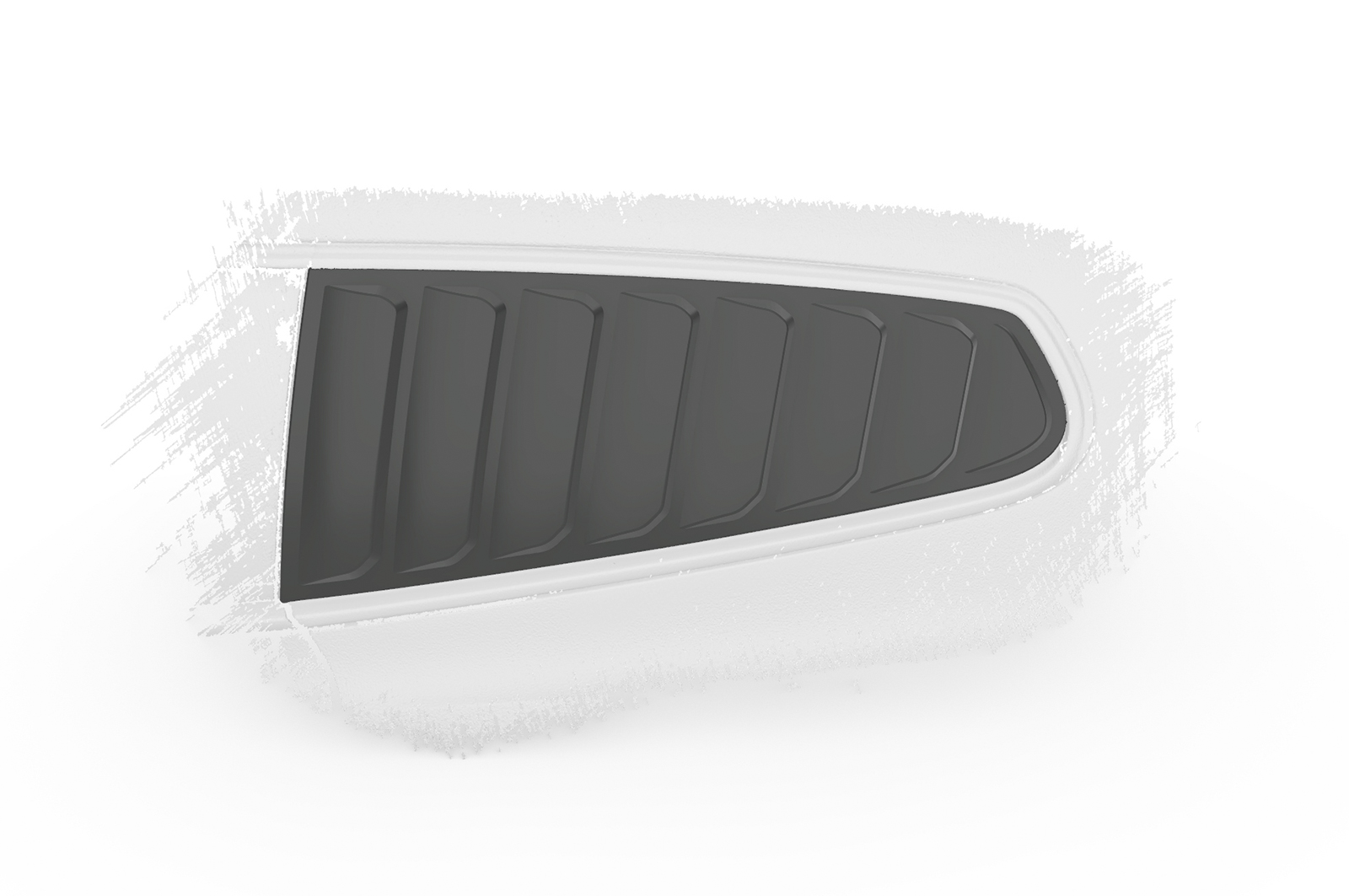 Caches vitres latérales (la paire) pour VW Scirocco 3 (Typ 13) toutes carrosseries (2008-2017) - Fabriqué en ABS (6 finitions au choix)