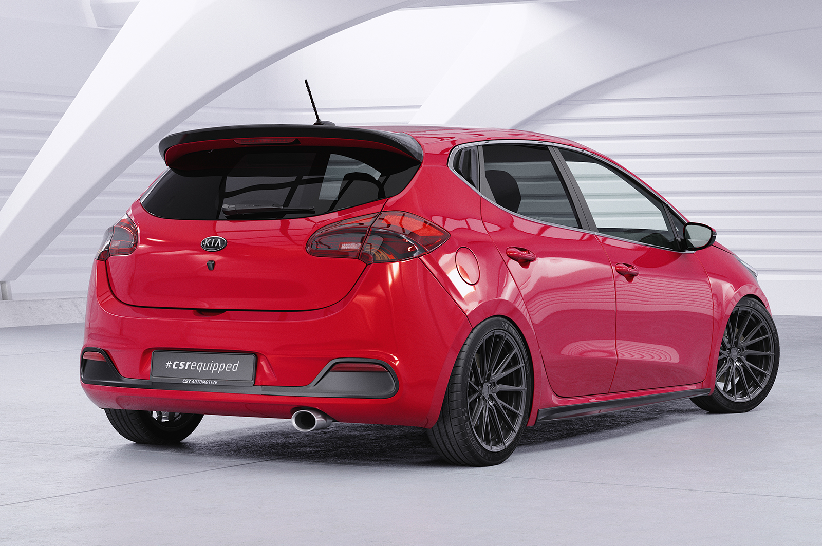 Caches vitres latérales (la paire) pour Kia cee'd (JD) toutes carrosseries (2012-2018) - Fabriqué en ABS (6 finitions au choix)